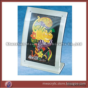 Clear Finely Designed Elegant 5"*7" Desk Top Acrylic Photo Frame